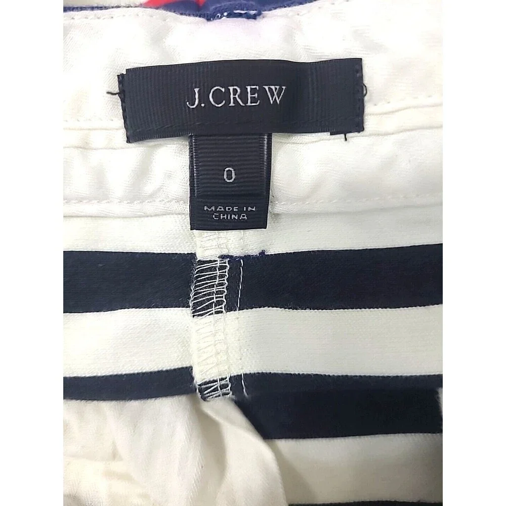 J Crew Mini Skirt Size 0 Multicolor Striped - Picture 4 of 11